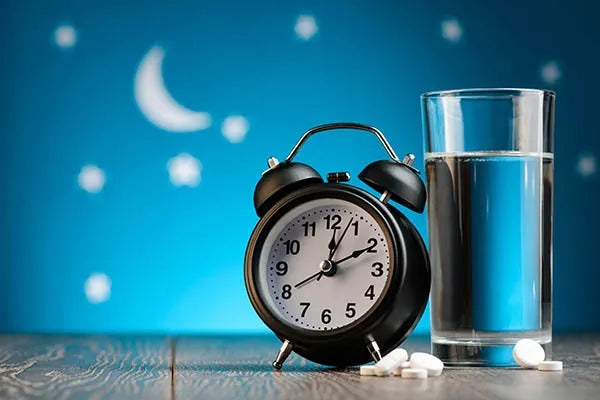 Melatonin Einschlafen Uhr Nacht